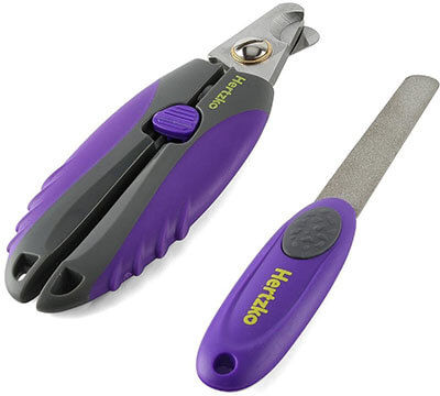 Hertzko Professional Pet Nail Clipper and Trimmer, Free File