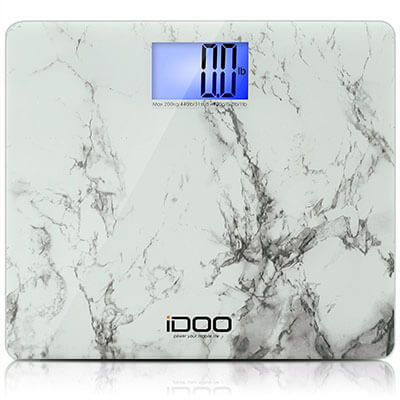 iDOO Precision Digital Bathroom Scale, Oversize Steady Platform