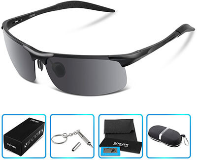 COSVER Style Polarized Sports Sunglasses for Men