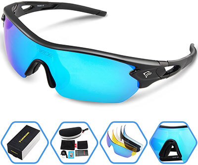 Torege TR002 Unisex Polarized Sports Sunglasses