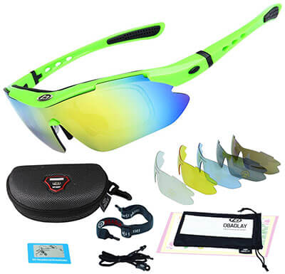 OBAOLAY Polarized Cycling Sports Glasses