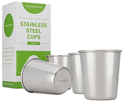 Human-centric- Stainless Steel Cups, for Kids and Toddlers