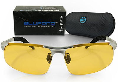 BLUPOND TITAN, Polarized Metal-Frame Sports Sunglasses