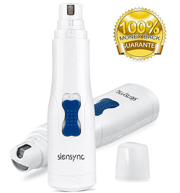 Siensync Electric Pet Nail Grinder For Dogs, Cats, and Rabbits