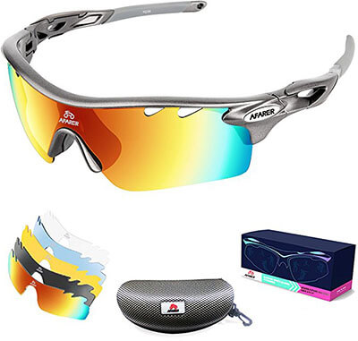 AFARER Polarized Sports Sunglasses for men and women