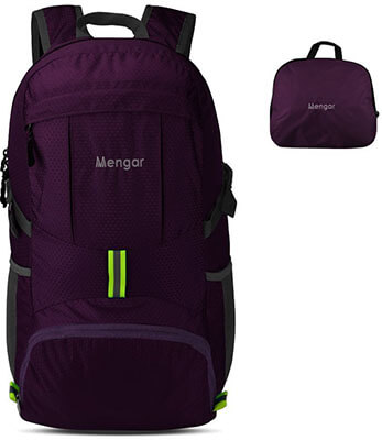 Mengar 35L Foldable Water Resistant Packable Backpack Hiking Backpack