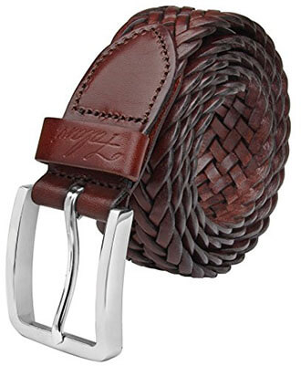 Falari Men’s Braided Leather Belt