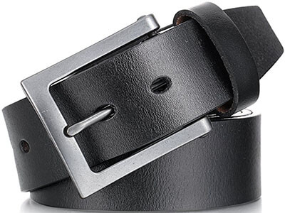 Marino Avenue Men’s Leather Belt, Classic Jean Style
