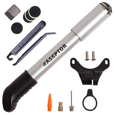 Aseptor Mini Bike Pump, Tapered Nozzle