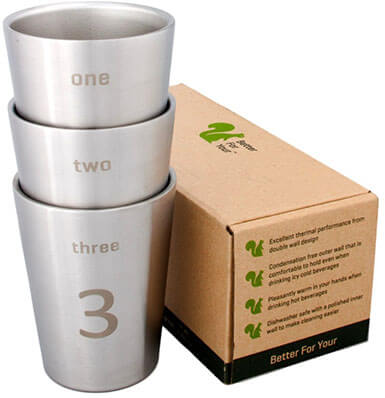 Better for Your - Stainless Steel Cups