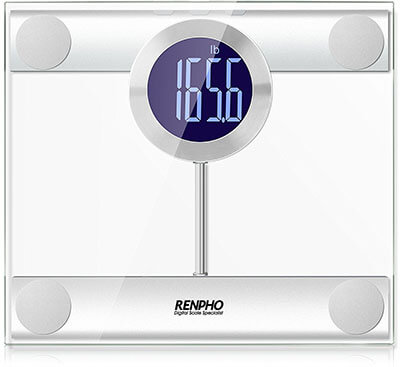 GDEALER Tempered Glass Digital Body Weight Bathroom Scale