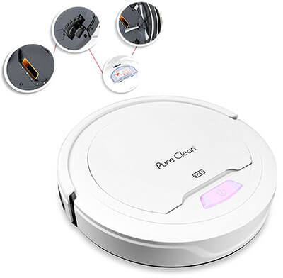 Pure Clean Automatic Robot Vacuum Cleaner