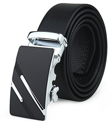 Fantastic Zone Men's Leather- Ratchet Dress Belt