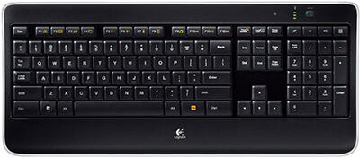 Logitech Illuminated Keyboard K800 Wireless