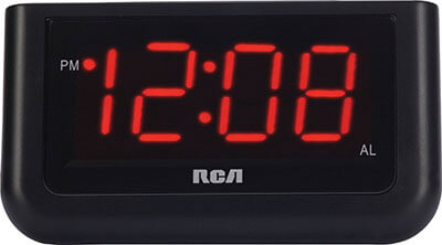 RCA Digital Alarm Clock, 1.4" Display