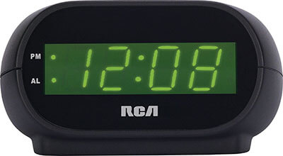 RCA Digital Alarm Clock, Night Light