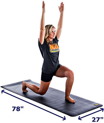 Pogamat Large Yoga Mat, High-Density Anti-Tear Workout Mat