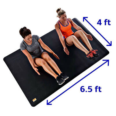 Pogamat Large Exercise Anti-Tear Workout Mat