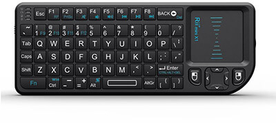 Rii Mini Wireless 2.4GHz, Integrated Keyboard Mouse and Touchpad Remote Control