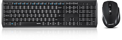 EagleTec K104 / KS04 2.4 GHz Keyboard and Mouse Wireless Combo