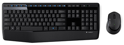 Logitech Wireless Mouse Combo MK345, with Full-Size Keyboard