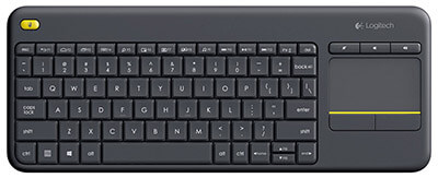 Logitech K400 920-007119 Wireless with Touch Keyboard TV Connected Computer
