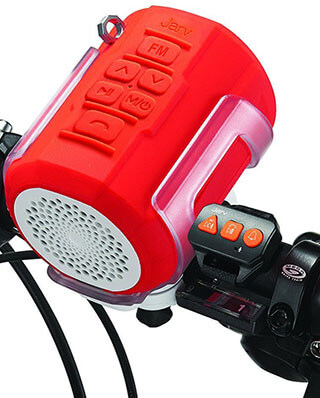 Jarv Bluetooth Bike Speaker, Waterproof, FM Radio