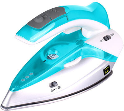 ZZ TI962-G 1000W Dual Voltage Travel Steam Iron