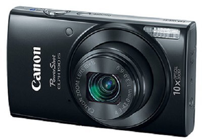 Canon ELPH 190 IS PowerShot, 10x Optical Zoom, Built-In Wi-Fi