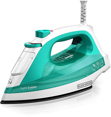 BLACK+DECKER IR1010 Non-Stick Light 'N Easy Compact Steam Iron