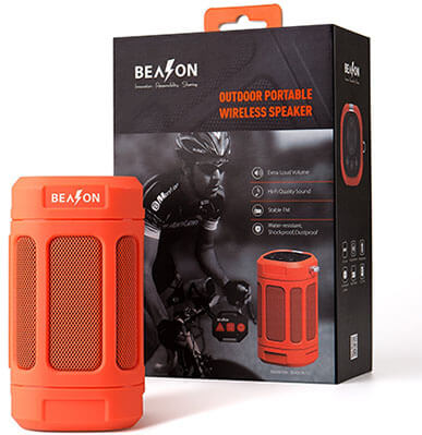 BEASON Portable Bluetooth Speaker, IPX4 Waterproof Rating