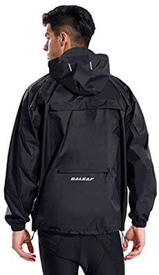 Baleaf Unisex Packable Waterproof Rain Jacket