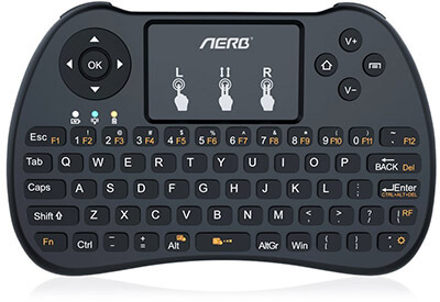 Aerb 2.4GHz Mini Wireless Keyboard, Rechargeable