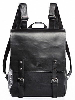 Kenox Vintage PU- Leather Laptop Backpack