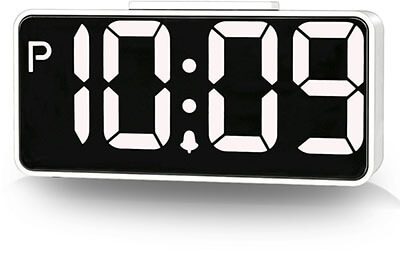 ZHPUAT 8.9-Inches Screen Digital Alarm Clock