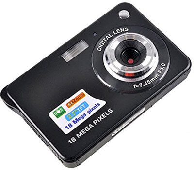 KINGEAR HD Mini Digital Camera, 2.7-inch Display