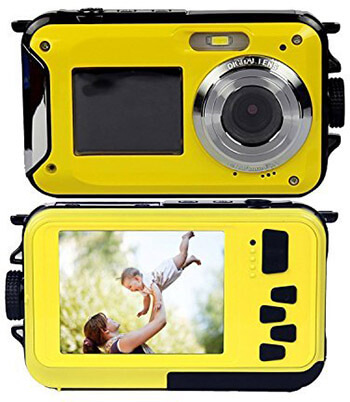 PowerLead PLDH19 Double Screens Digital Camera, Waterproof