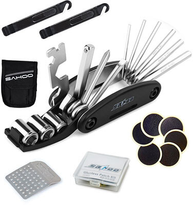 SAHOO 16-in-1 Bicycle Repair/ Maintenance Tools Kits Set