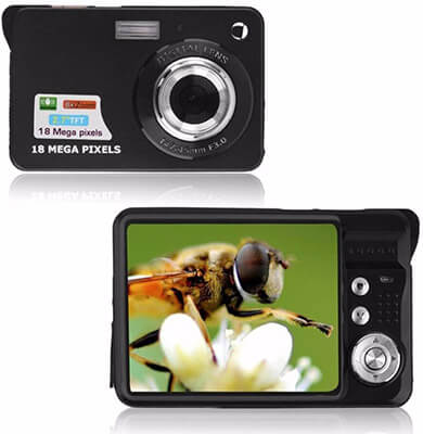 KINGEAR HD Digital Camera, 2.7-Inch TFT LCD