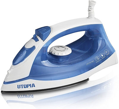 Utopia Home Nonstick Soleplate Steam Iron