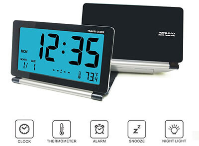 KRASR-Tech Mini Digital Desk Folding Electronic Alarm Clock