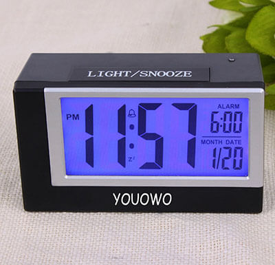 YOUOWO Digital Alarm Clock, Large Display Kitchen Clock