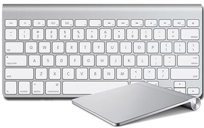 Apple Bluetooth Trackpad and Keyboard