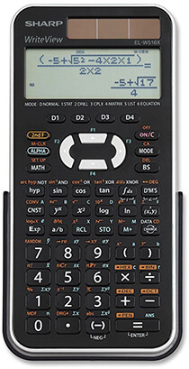 Sharp EL-W516XBSL 556 Calculator Scientific