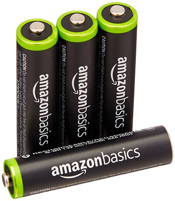 AmazonBasics Rechargeable AAA Batteries