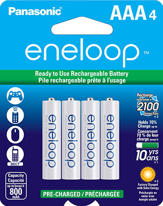 Panasonic Eneloop BK-4MCCA4BA AAA Rechargeable Battery