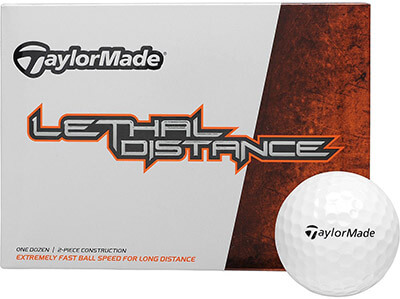 TaylorMade Lethal Distance White Golf Ball