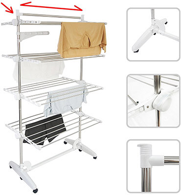 Todeco Clothes Drying Rack