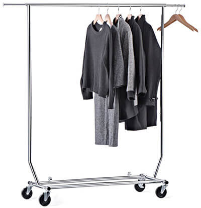 House Day Rolling Clothes Rack