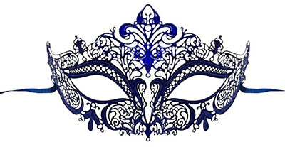 Luxury Mask Metal Venetian Women's Laser Cut Masquerade Mask